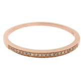 0.07ct 14k Rose Gold Diamond Lady's Band